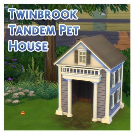 The Twinbrook Tandem Pet House by Menaceman44 at Mod The Sims