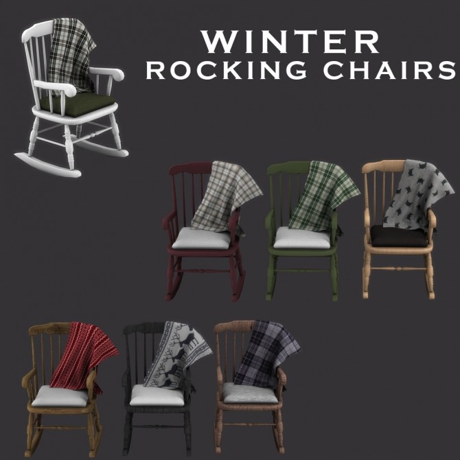 Sims 4 Rocking Chair at Leo Sims