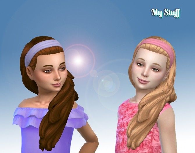 Sims 4 Livia Hair for Girls at My Stuff