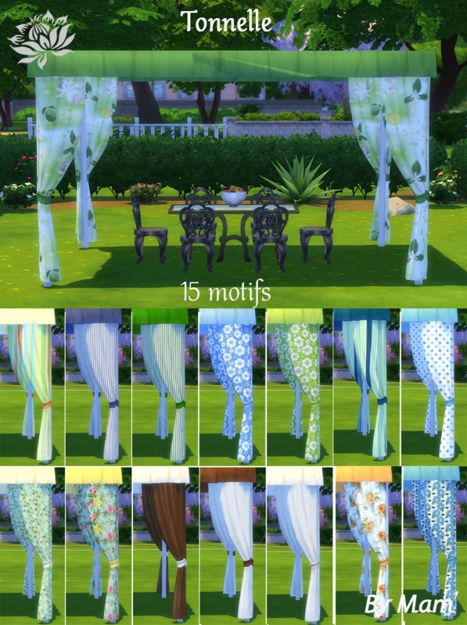 Modular Pavillion By Maman Gateau At Sims Artists Sims 4 Updates