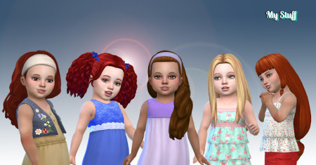 Toddlers Hair Pack 21 at My Stuff