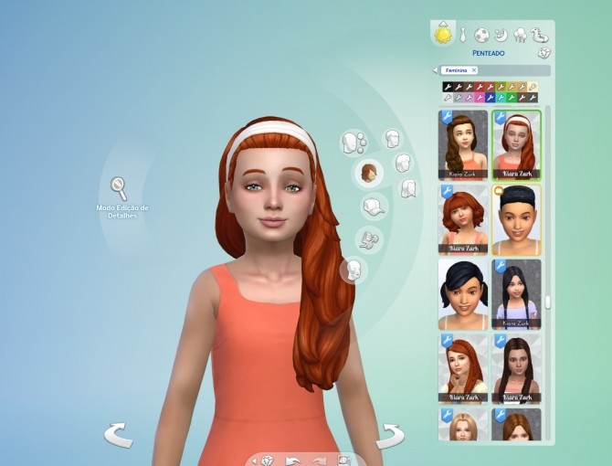 Sims 4 Livia Hair for Girls at My Stuff