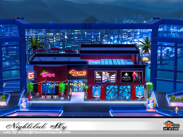 Nightclub Sky By Autaki At Tsr Sims 4 Updates