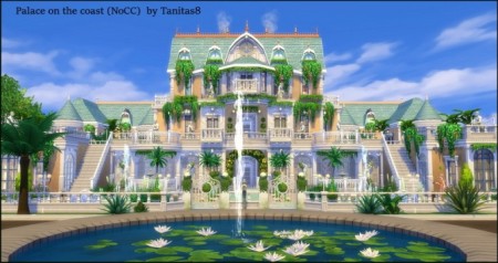Palace on the coast (NoCC) at Tanitas8 Sims