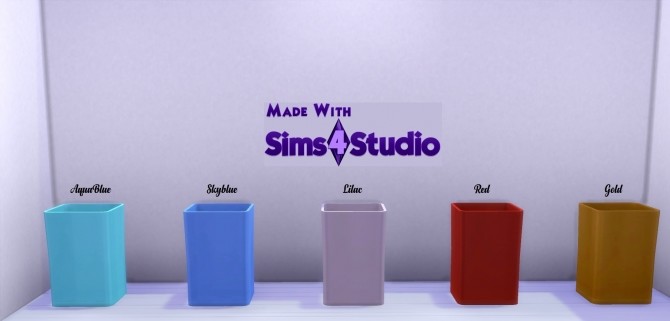 Sims 4 Waste Not Waste basket 18 Colours by wendy35pearly at Mod The Sims