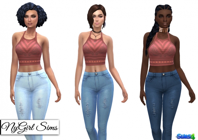 High Waist Skinny Jeans at NyGirl Sims » Sims 4 Updates
