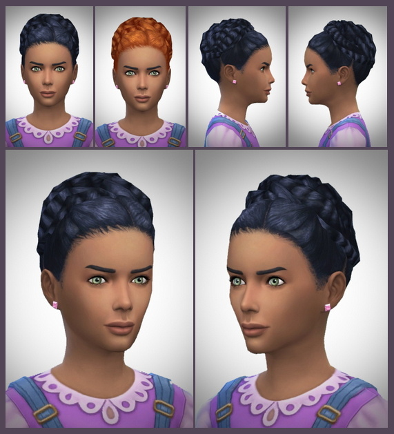 Sims 4 Twisted Bun Girls at Birksches Sims Blog