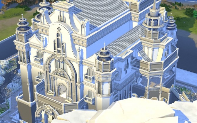Sims 4 Snow Palace by catdenny at Mod The Sims