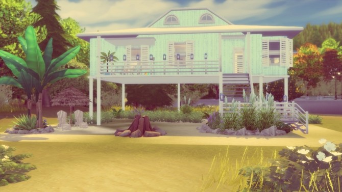 Sims 4 Beach House at Simming With Mary