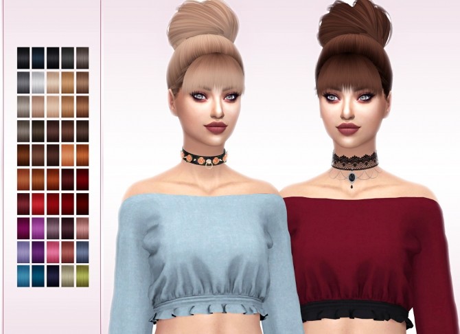 Sims 4 SimplyMoonlix Charlotte hair retexture at FROST SIMS 4