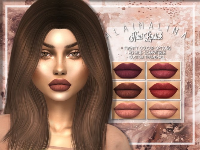 Sims 4 Hani Lipstick at AlainaLina