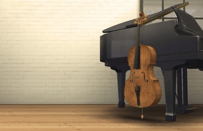Sims 4 Cello deco at Ooh la la