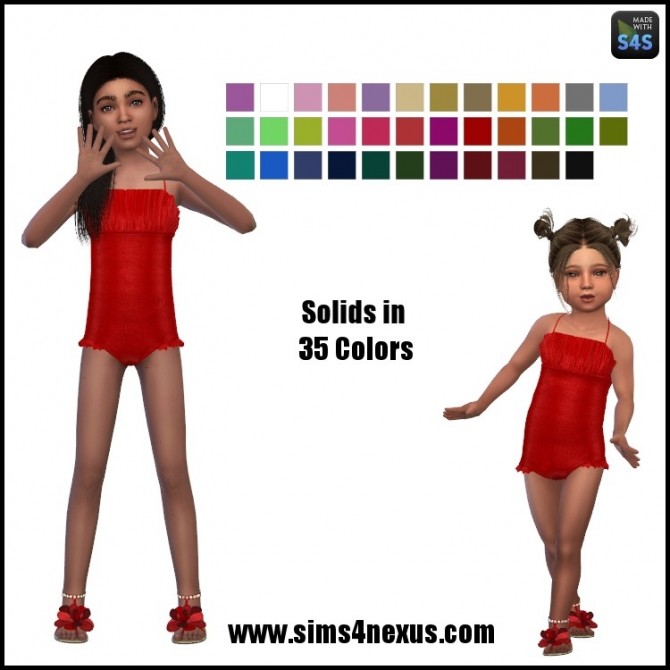 Sims 4 Lizette swimsuit by SamanthaGump at Sims 4 Nexus