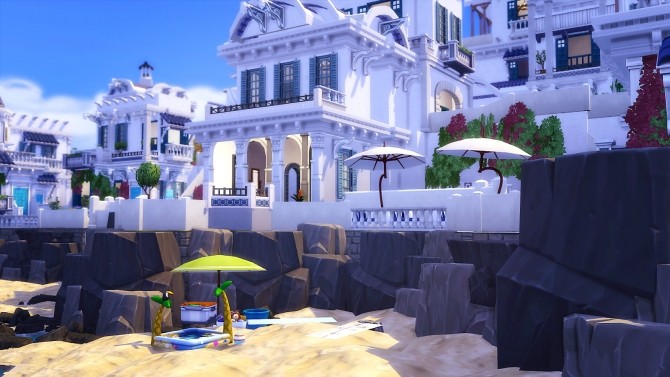 Sims 4 Santorini Greece at Akai Sims – kaibellvert