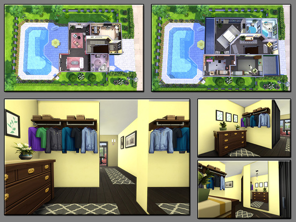 Sims 4 MB Suburban Surprise house by matomibotaki at TSR