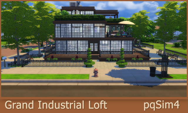 Sims 4 Grand Industrial Loft at pqSims4