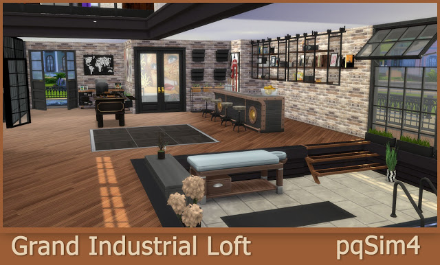 Sims 4 Grand Industrial Loft at pqSims4