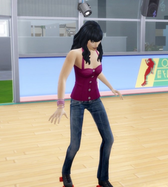 Sims 4 Long Wavy Bangs Changing at Birksches Sims Blog