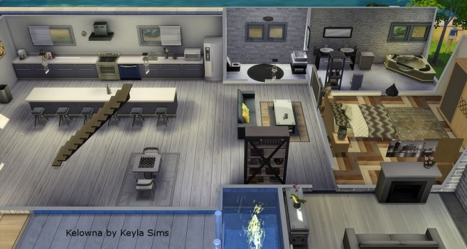 Sims 4 Kelowna house at Keyla Sims