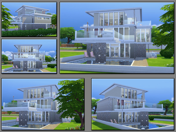 Sims 4 MB Shape Stability house by matomibotaki at TSR