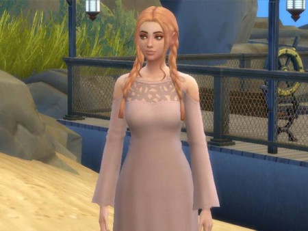 Cats And Dogs Dress Recolour by LeahKirkpatrick at TSR