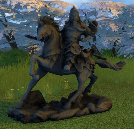 Chinese Horseman warrior by BigUglyHag at SimsWorkshop