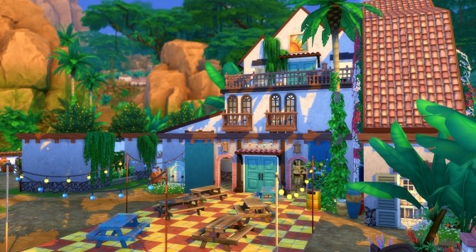 Sims 4 Alégria Bar by Angerouge at Studio Sims Creation