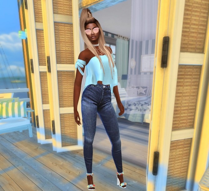 Sims 4 Alice Jeans City Living at Teenageeaglerunner