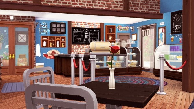 Sims 4 Blue Skies Coffee at Jenba Sims