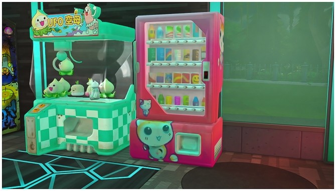 Sims 4 Overwatch Claw Machine and Vending Machine at Josie Simblr