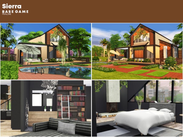 Sims 4 Sierra house by Pralinesims at TSR