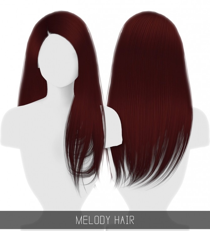 Sims 4 MELODY HAIR at Simpliciaty