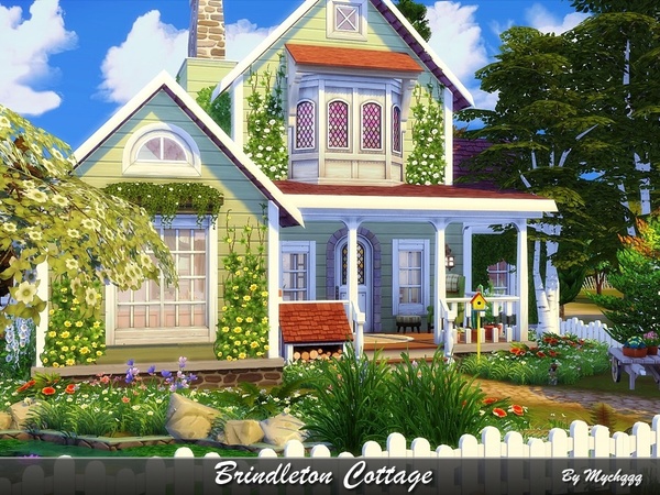 Sims 4 Brindleton Cottage by MychQQQ at TSR