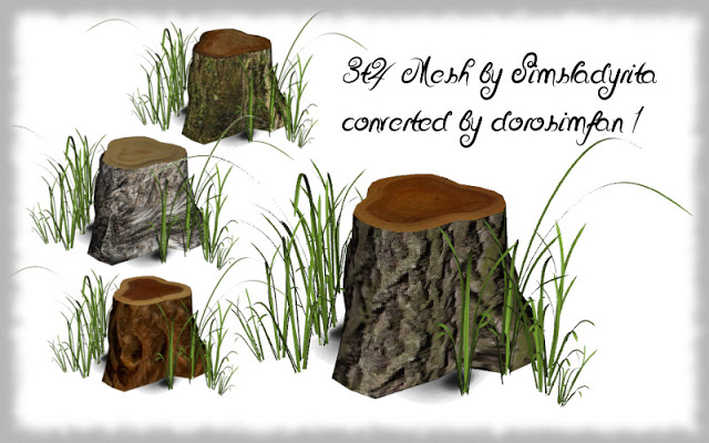 Sims 4 Logs by Simsladyrita converted by dorosimfan1 at Sims Marktplatz