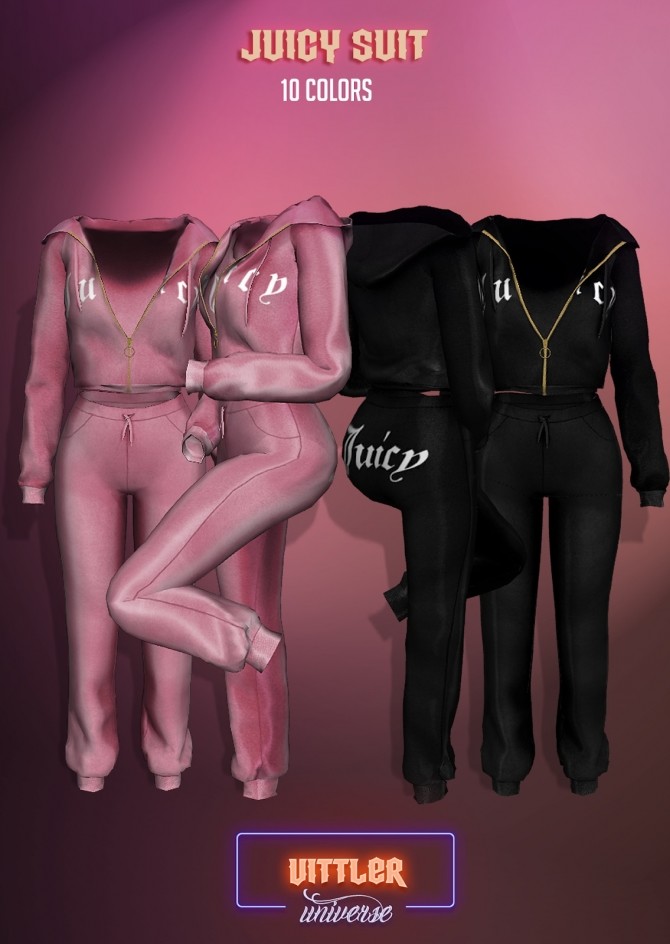 Sims 4 Juicy Suit at Vittler Universe