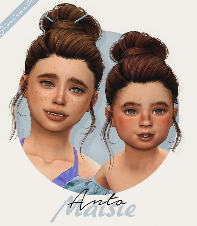 Anto Maisie hair conversion at Simiracle » Sims 4 Updates