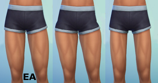 Sims 4 Enhanced Leg Sliders by CmarNYC at Mod The Sims