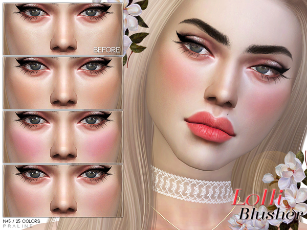 Sims 4 Lolli Blusher N45 by Pralinesims at TSR
