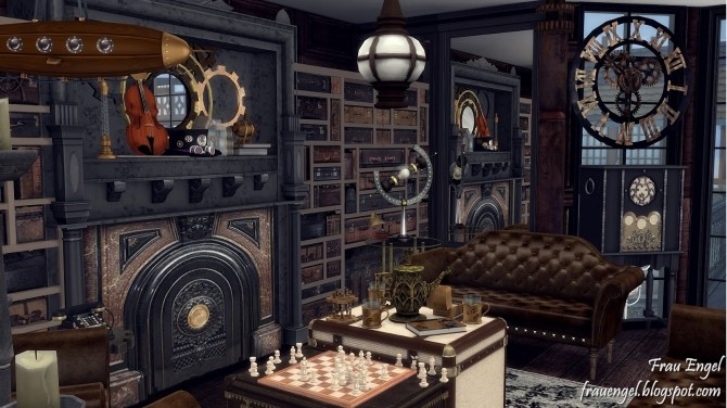 Sims 4 Steampunk House at Frau Engel