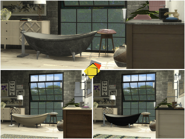 Sims 4 Brantford Bathroom by Onyxium at TSR