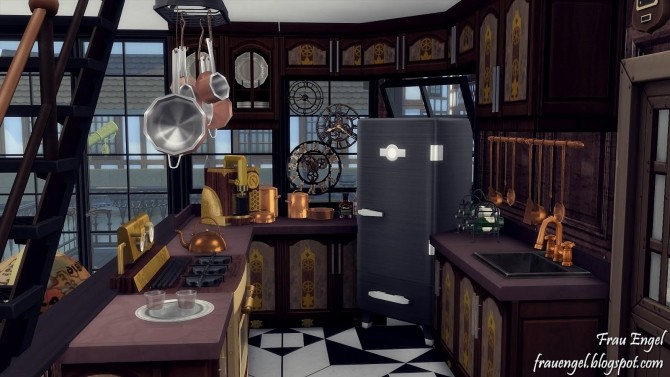 Sims 4 Steampunk House at Frau Engel