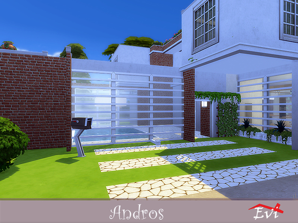Sims 4 Andros house by evi at TSR