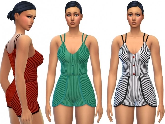 Sims 4 Sweet overall at Louisa Creations4Sims