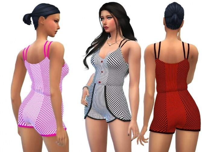 Sims 4 Sweet overall at Louisa Creations4Sims