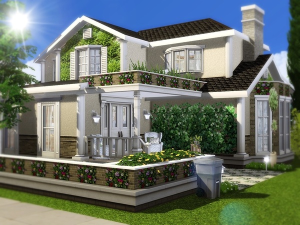 Sims 4 Xandra house by MychQQQ at TSR