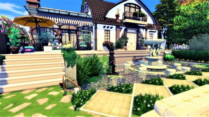 Sims 4 The nook of black swallow at Agathea k