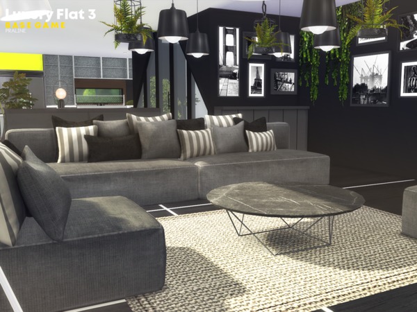 Sims 4 Luxury Flat 3 by Pralinesims at TSR