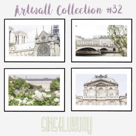 Artwall Collection #32 at Sims4 Luxury