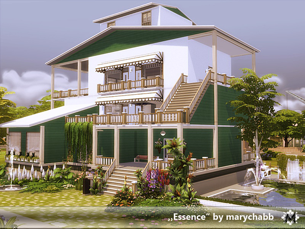 Sims 4 Essence home by marychabb at TSR