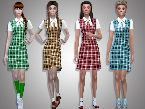 Sims 4 College outfit by Simalicious at TSR